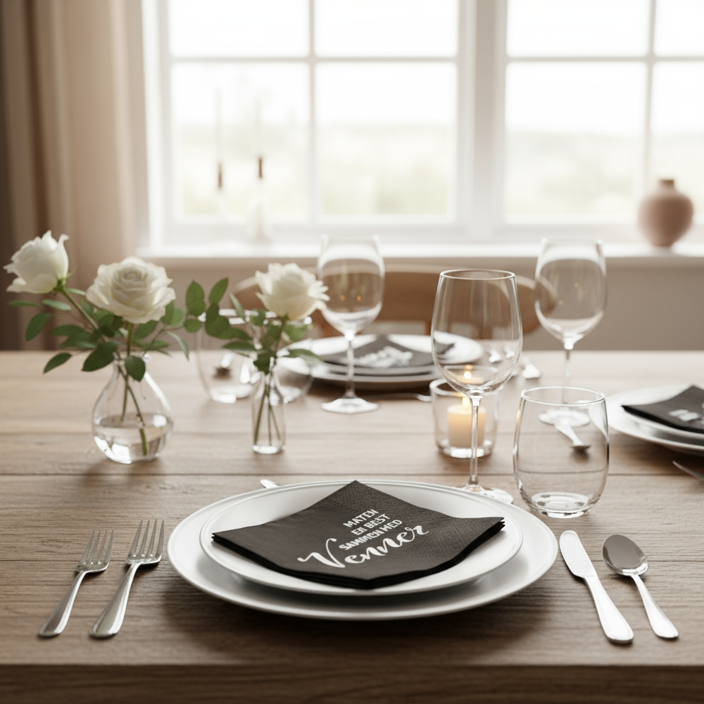 20-pk Servietter Maten er best med venner