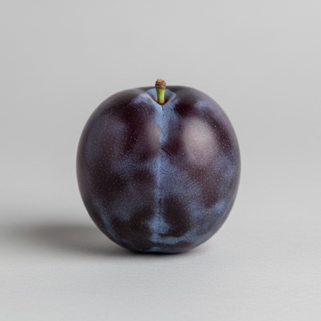 Mr. Plant Plomme - naturtro kunstfrukt i lilla farge med realistiske detaljer for interiørdekorasjon