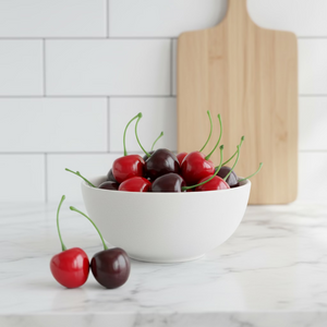 Mr. Plant Kirsebær - naturtro kunstfrukt i rød farge med realistiske detaljer for interiørdekorasjon