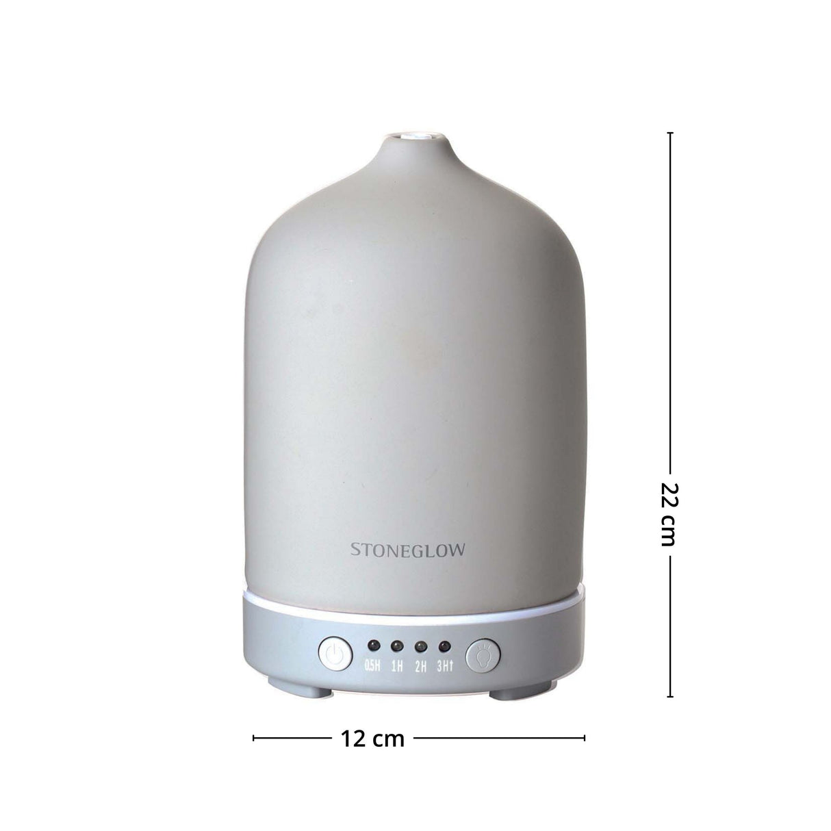 Moderne diffuser for eteriske oljer med innebygget timer og lys.