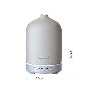 Moderne diffuser for eteriske oljer med innebygget timer og lys.