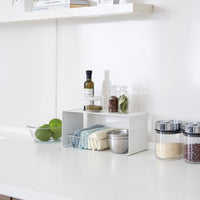 Stablehylle smal kjøkken hvit