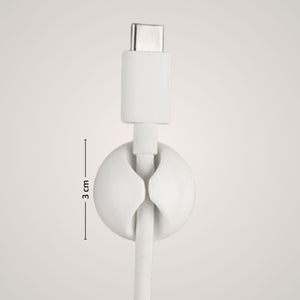 Kabelholder hvit