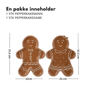 2-pk Pepperkakefat