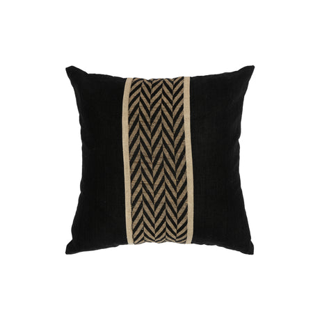 Svart putetrekk Leo 50 × 50 cm fra Halvor Bakke