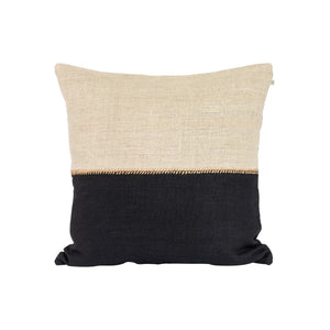 Halvor Bakke Queenstown putetrekk 50 × 50 cm lin/sort