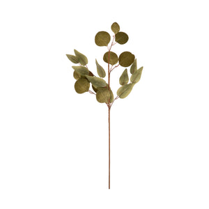 grønn kunstig kvist med assorterte blader 71 cm