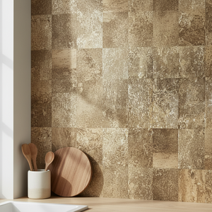 Prov: Rostig guldfärgad kontaktplast