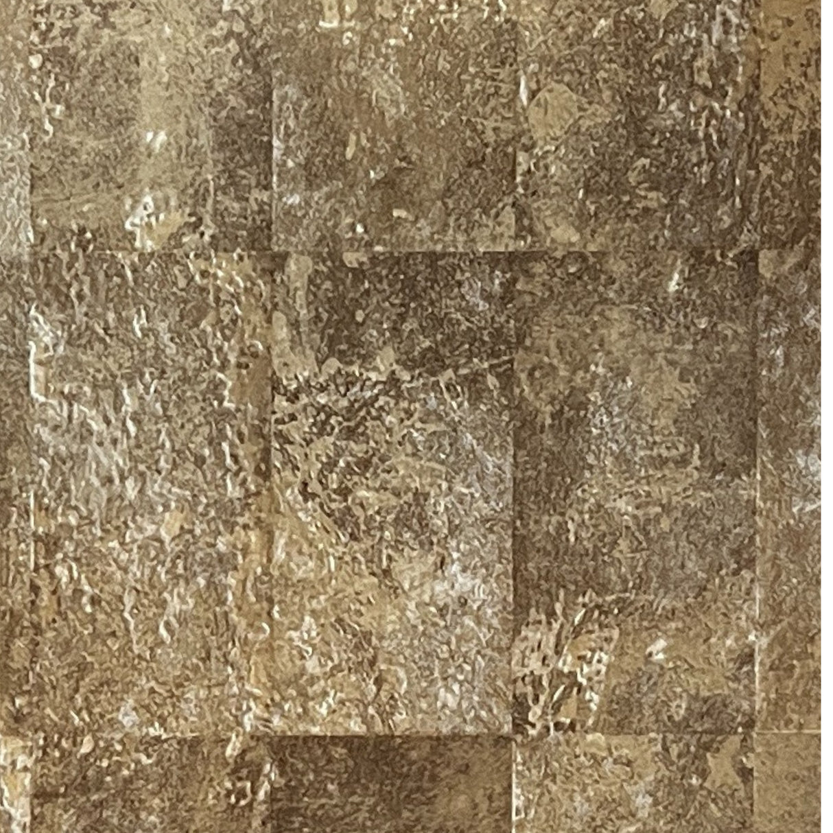 Prov: Rostig guldfärgad kontaktplast