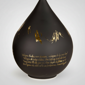 Lyslykt LED Nord norsk sort dråpe 20 cm