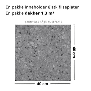 Lisboa Grå selvklebende fliser