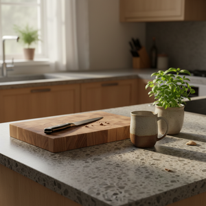 Vareprøve: Lisboa mørkegrå selvklebende fliser