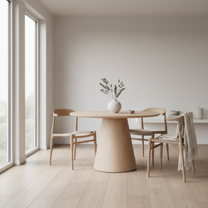 Bolton matbord naturfärgad ask 120 cm