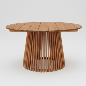 "Kvadratisk bilde av Lorca rundt spisebord i naturlig teak 120 cm"
