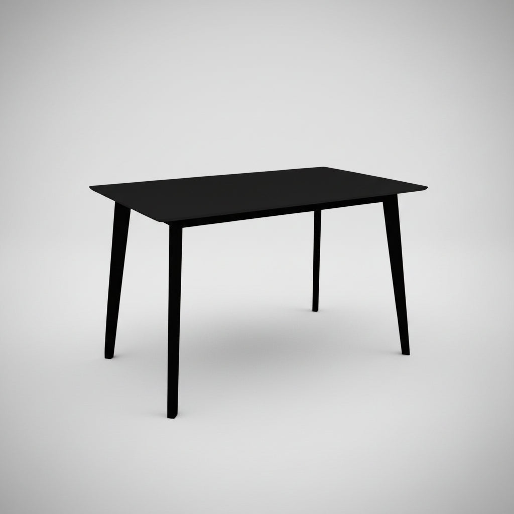 Kvadratisk produktbilde av Vojens spisebord svart 70x120 cm