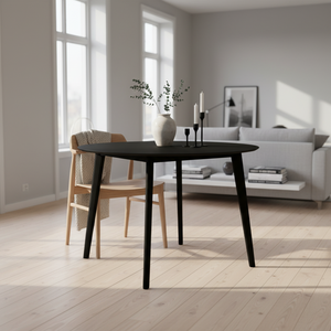 Vojens matbord svart 105 cm