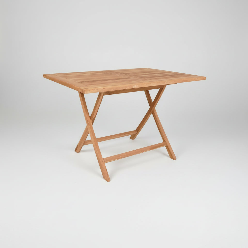 Kvadratisk produktbild av Oviedo spisebord i teak 120x80 cm