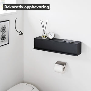 Oppbevaringsboks til vegg sort