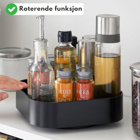 Svart fyrkantig snurrbräda