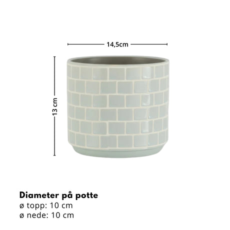 Dimmosaikkruka ø 12,5 cm