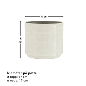 Snömosaikkruka ø 15,5 cm