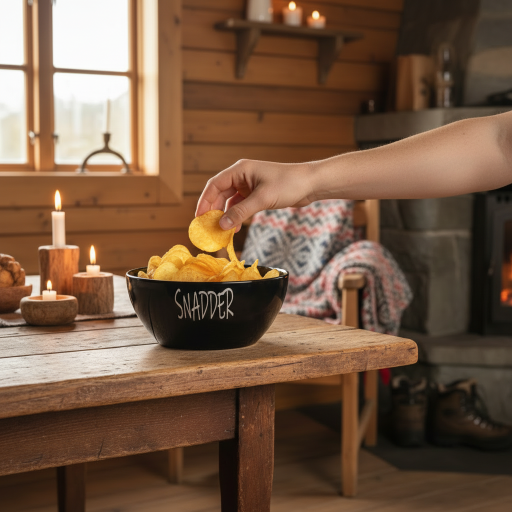 Skål keramikk sort snadder