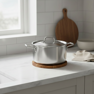 Gryteunderlag tre størrelser - varmebestandig akasietre for kjøkken"