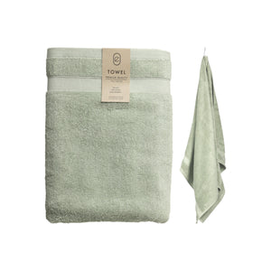 Badehåndkle 70x140cm i lysegrønn 100% bomull 550 gram