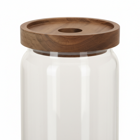 3-pk glasskrukke akasie 1,5 liter