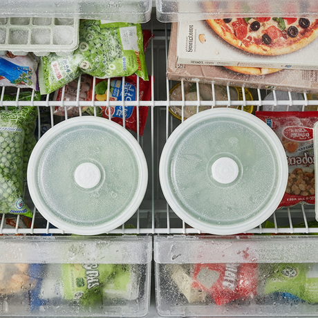 Porselenskål sett grønn med lokk - skandinavisk design til kjøkkenorganisering