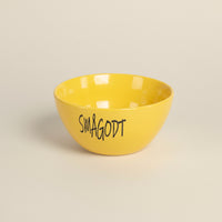 Skål keramikk gul Smågodt 15,5 x 7,5cm