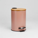 Sopptunna 3 liter metall/bambu beige