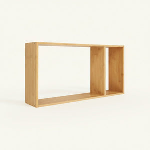 Ember vegghylle bambus natur 70 x 15 x 35,5 cm - Lindas Dekor