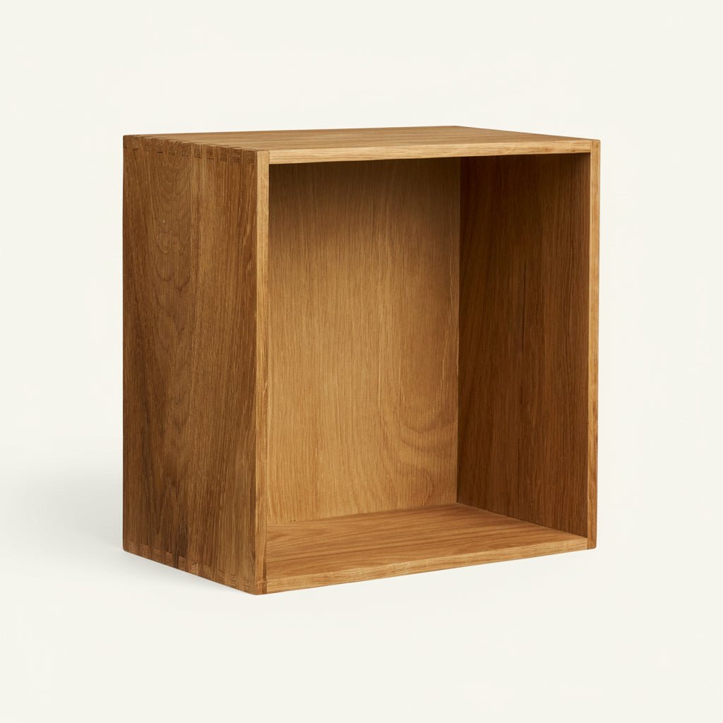 Townsville vegghylle eik 18 x 30 x 30 cm - Lindas Dekor