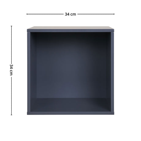 Minimalistisk firkantet hylle