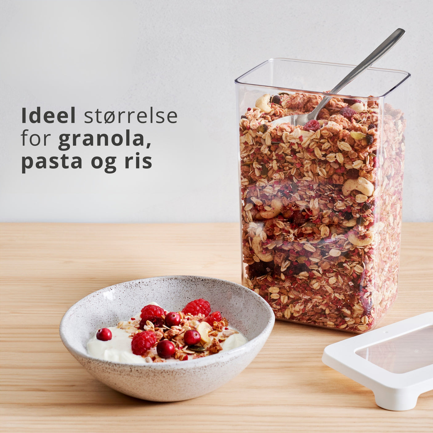 Oppbevaringsboks til ris og pasta