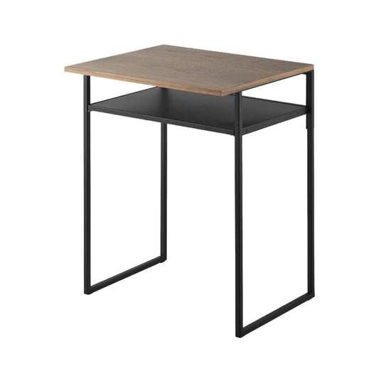 Yamazaki sidebord sort – illustrerende produktbilde med mål og proporsjoner