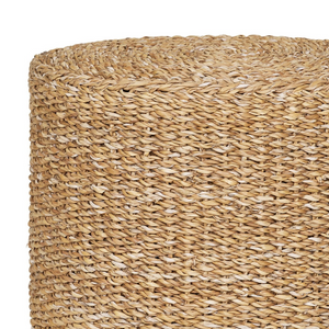 Rivera puff naturell ø40 cm