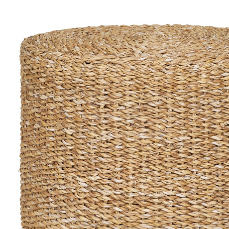 Rivera puff naturell ø40 cm