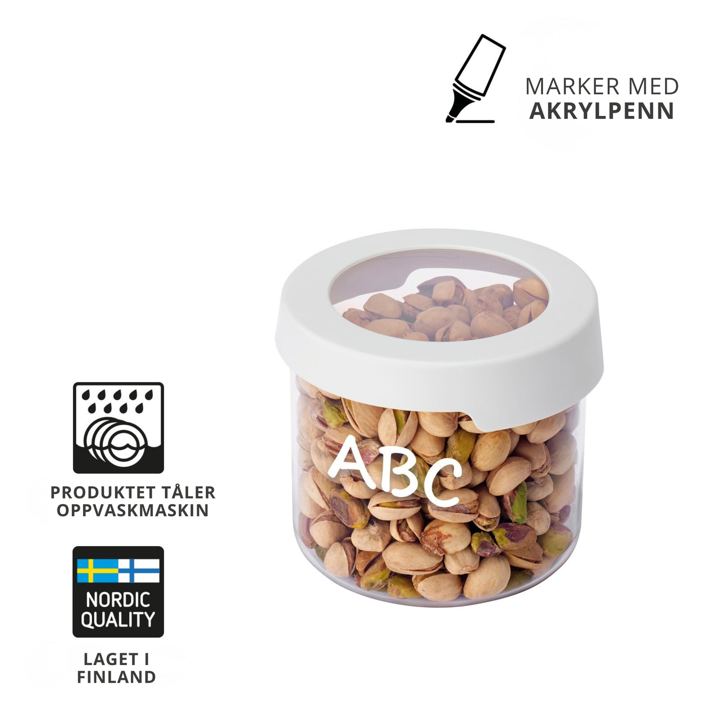 SmartStore Vision boks med skrulokk til organisert matoppbevaring