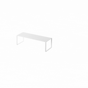 Utrekkbar og stabelbar skohylle i hvit stål – minimalistisk design for skap og garderobe, perfekt for praktisk og ryddig skooppevaring