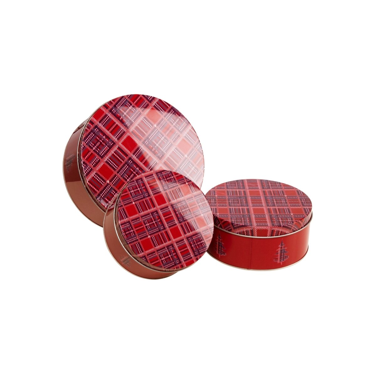 3-pack kakebokser med julmotiv - Lindas Dekor
