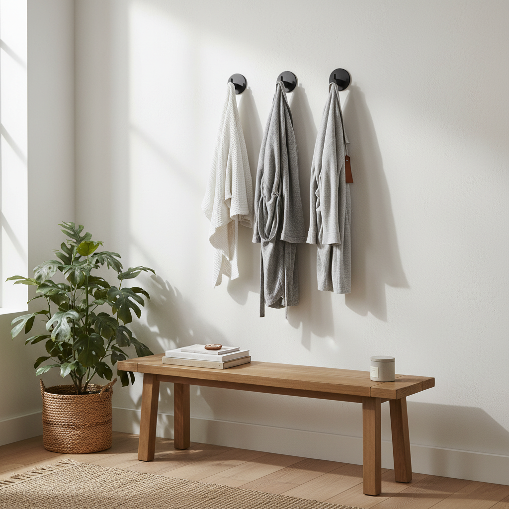 Självhäftande pinne, svart matt 4-pk