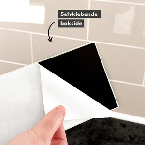 Hailey beige selvklebende fliser