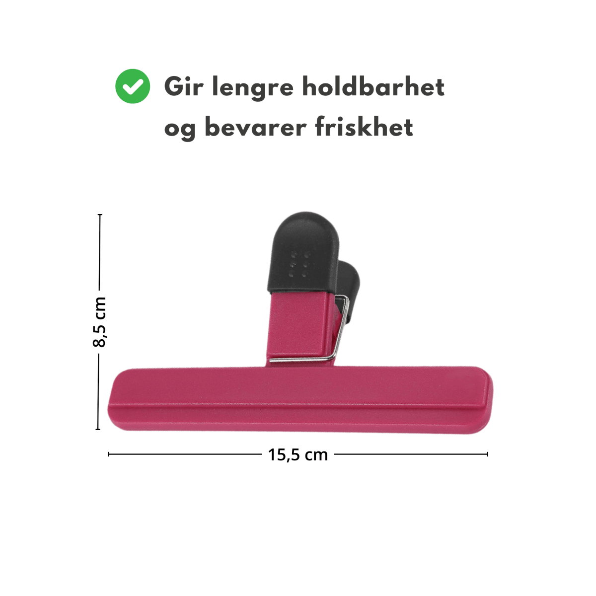 Klips til poser, stor - Lindas Dekor Klips