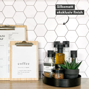 Stein hexagon marmor veggfliser