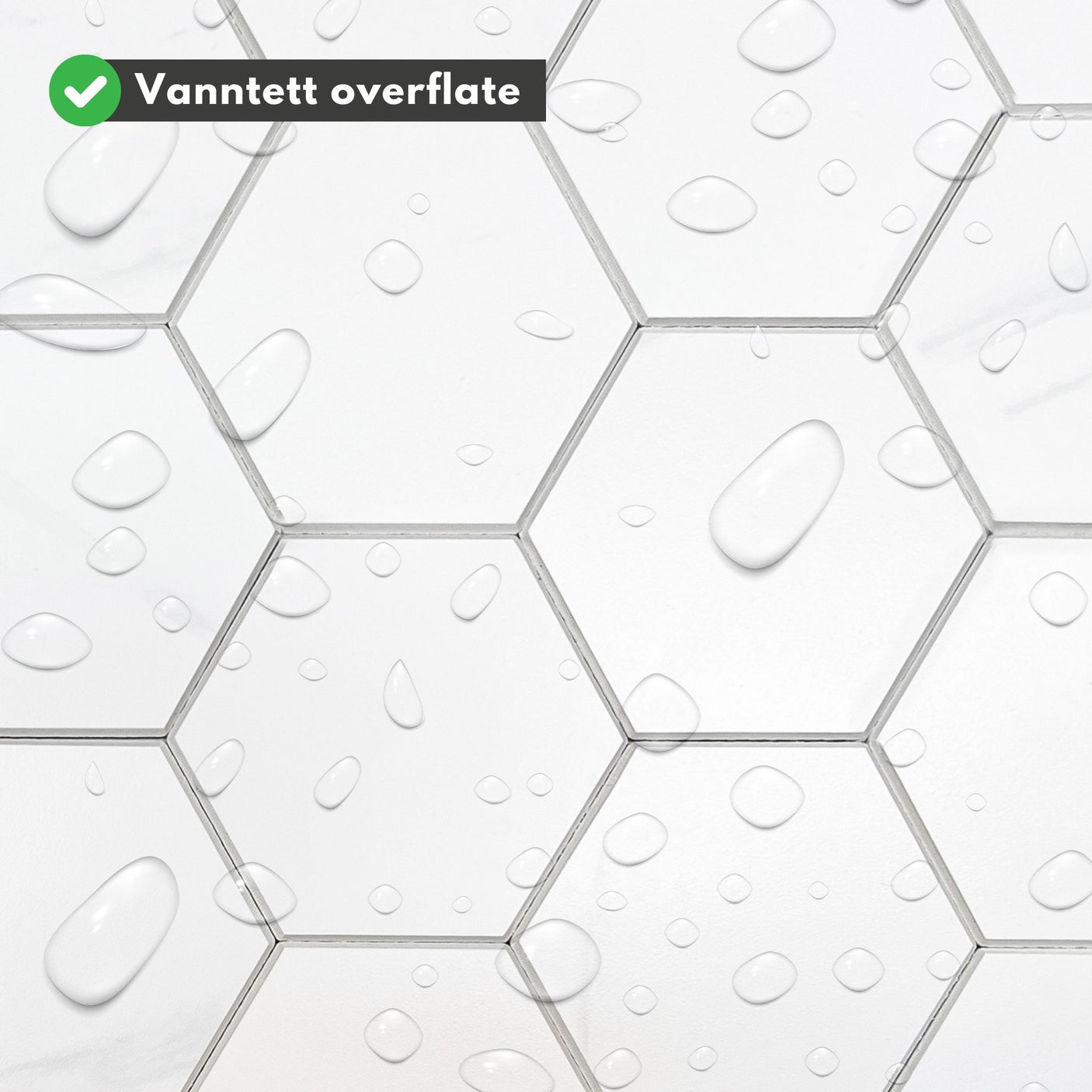Stein hexagon marmor veggfliser
