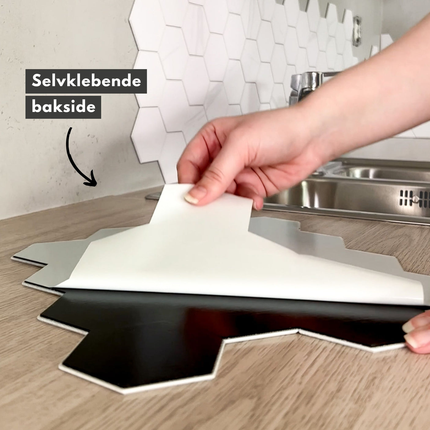 Stein hexagon marmor veggfliser