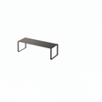 Utrekkbar skohylle i sort stål – minimalistisk design for skap og garderobe.