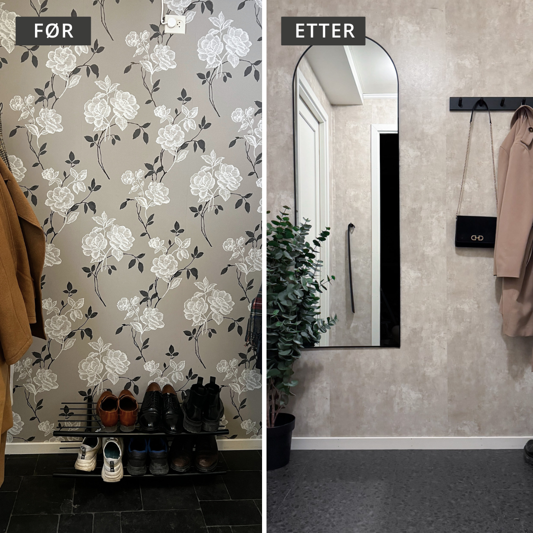 Premium Limewash beige kontaktplast
